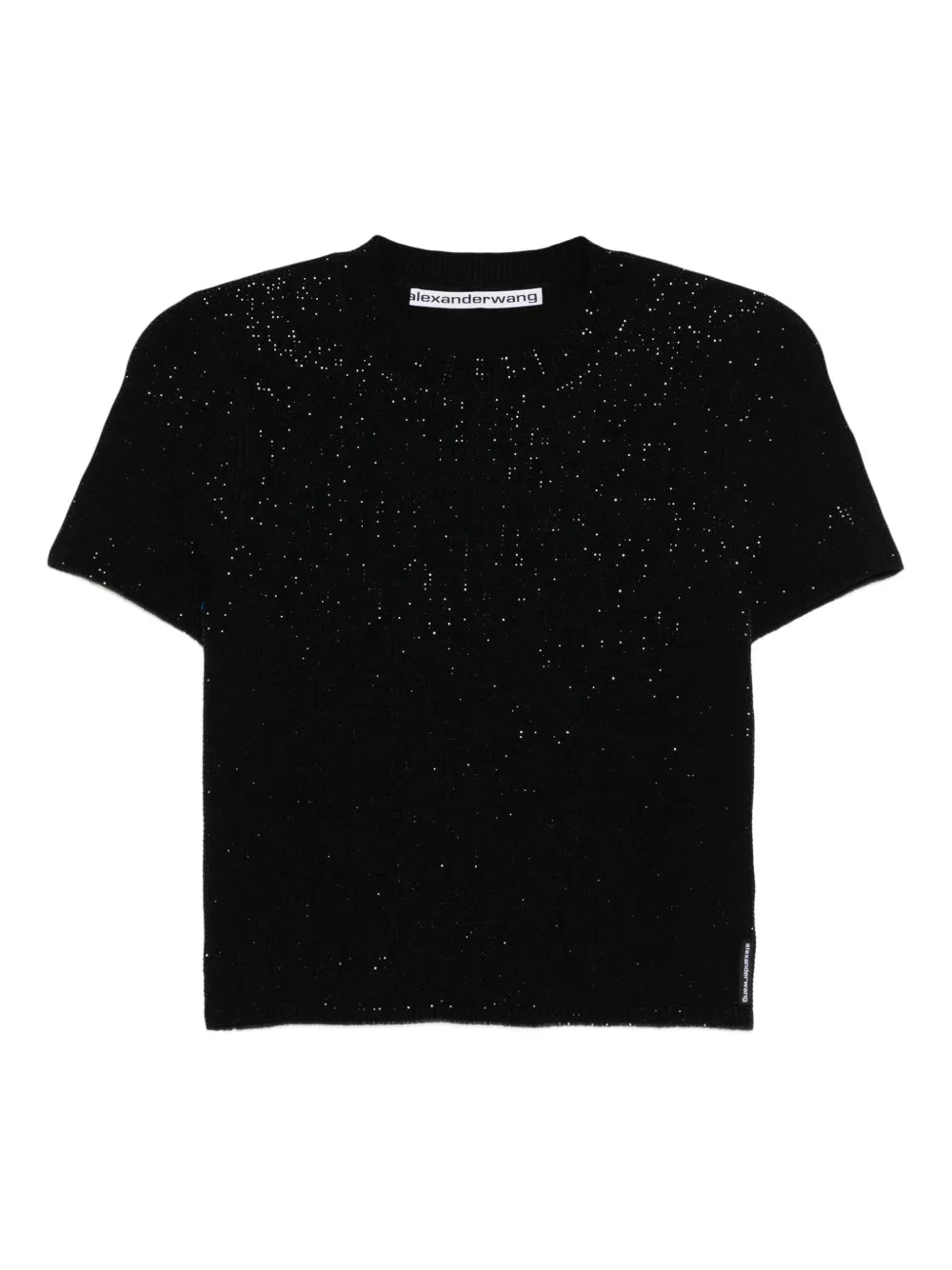 Alexander Wang  crystal-embellished T-shirt