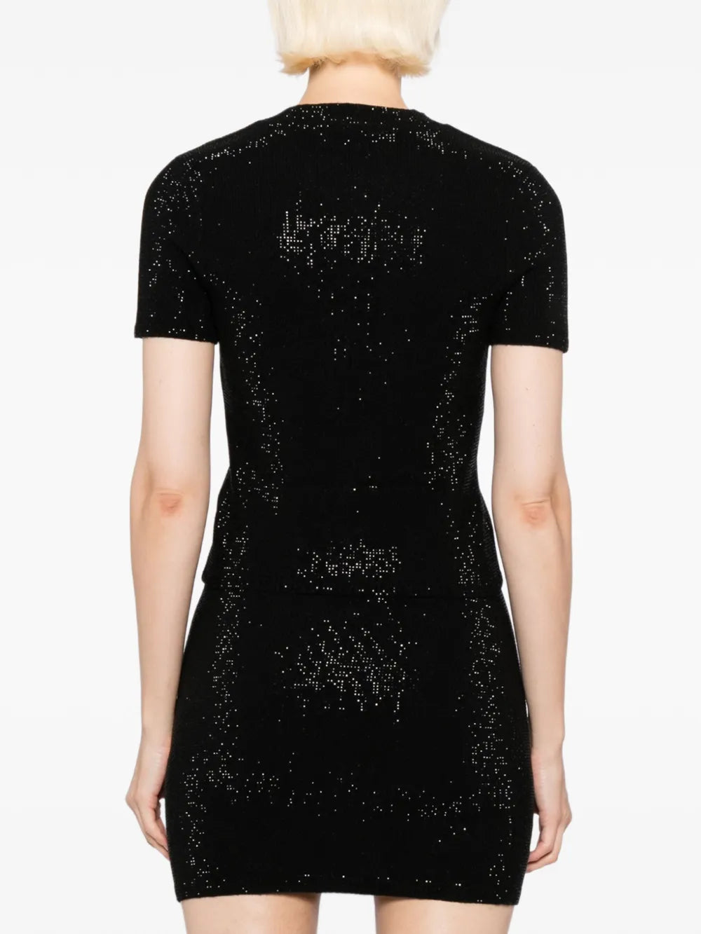 Alexander Wang  crystal-embellished T-shirt