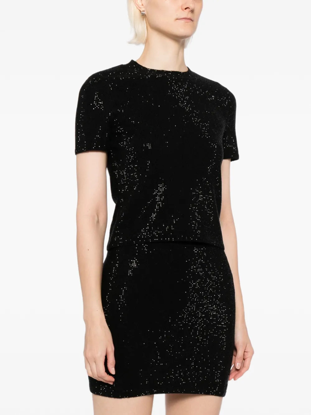Alexander Wang  crystal-embellished T-shirt