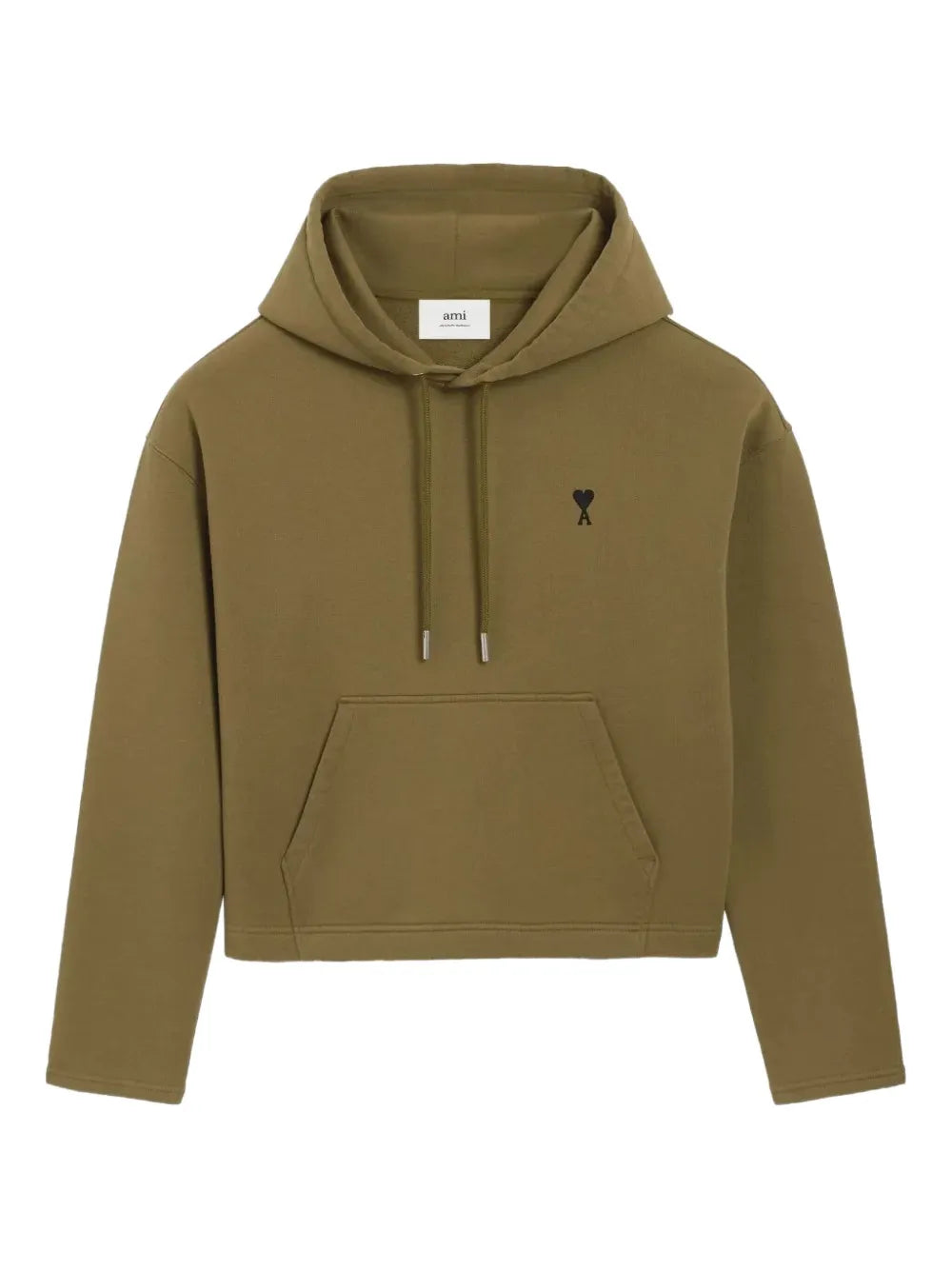 AMI Paris  logo-embroidered hoodie
