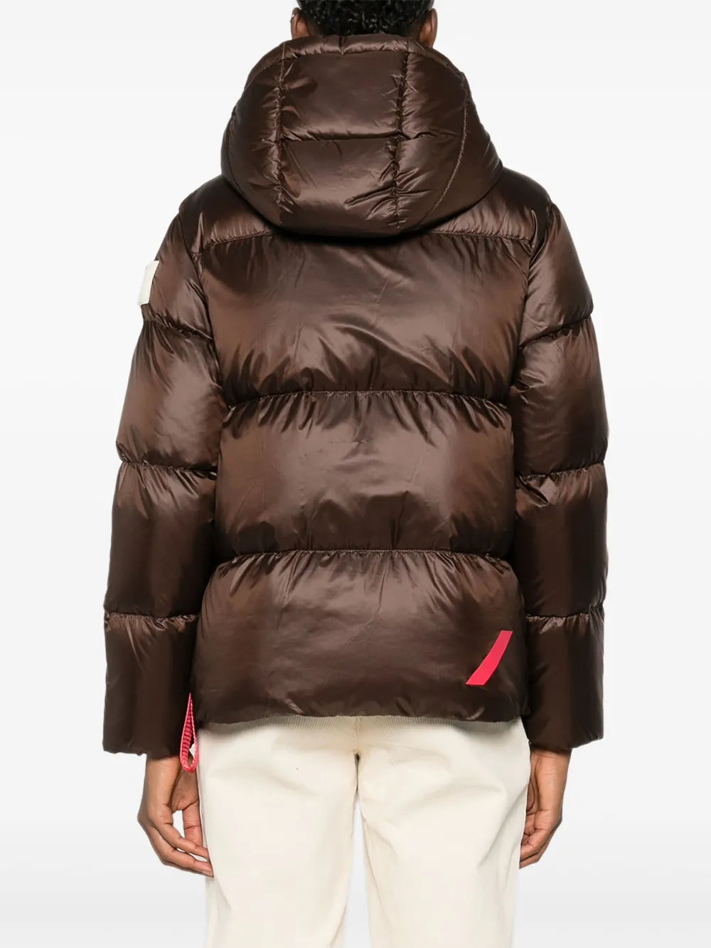AFTER LABEL hooded puffer jacket
