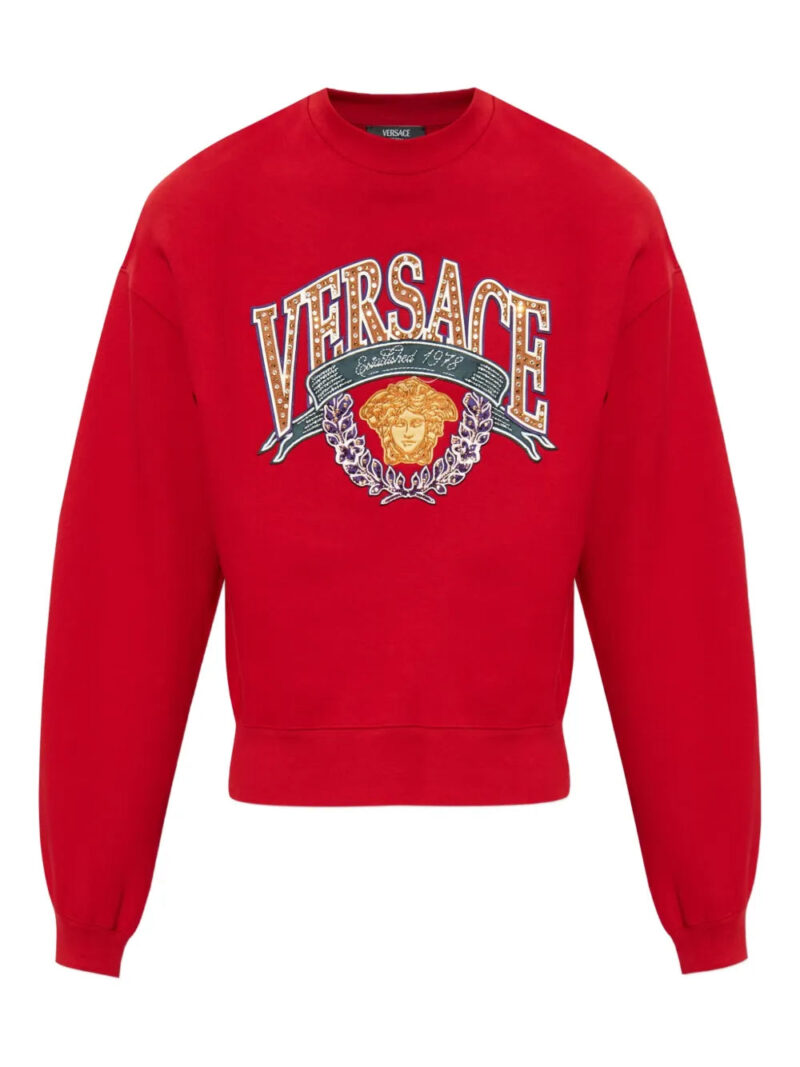 Versace  Medusa-appliqué sweatshirt