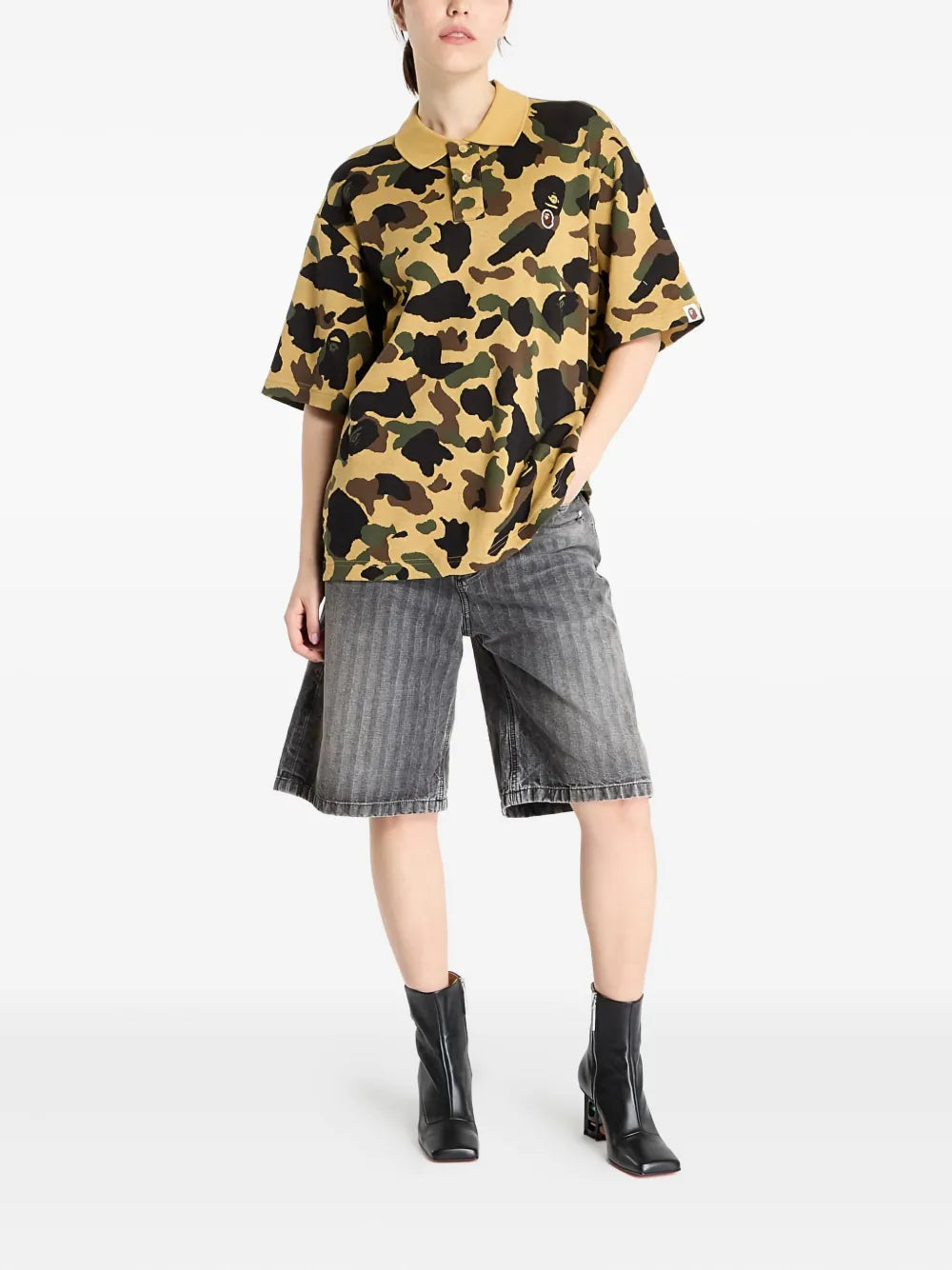 A BATHING APE®  short-sleeves polo shirt