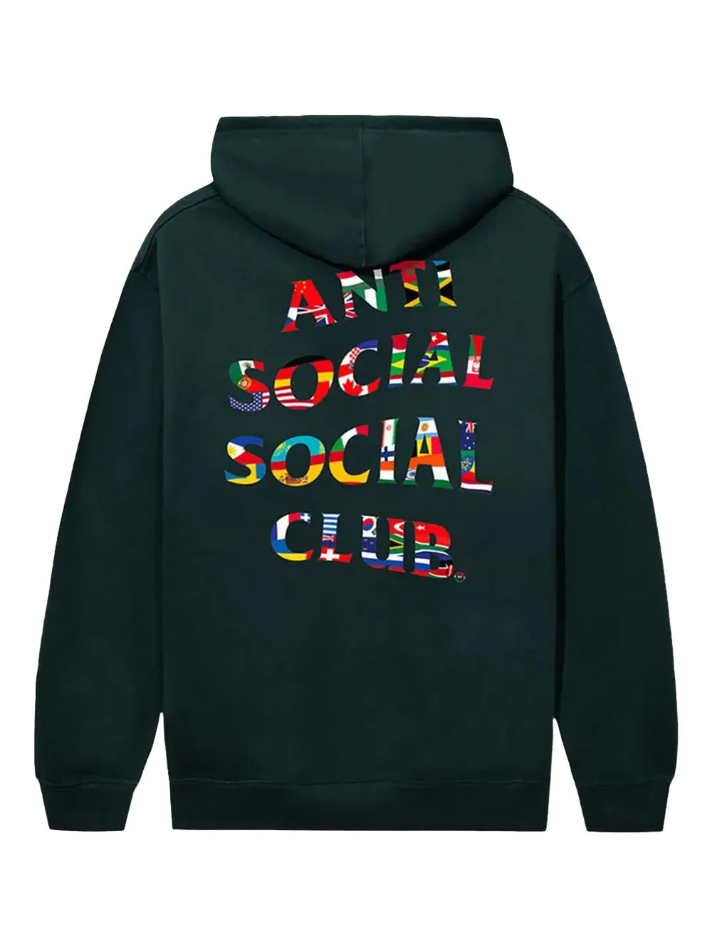 Anti Social Social Club  Flag Collage hoodie
