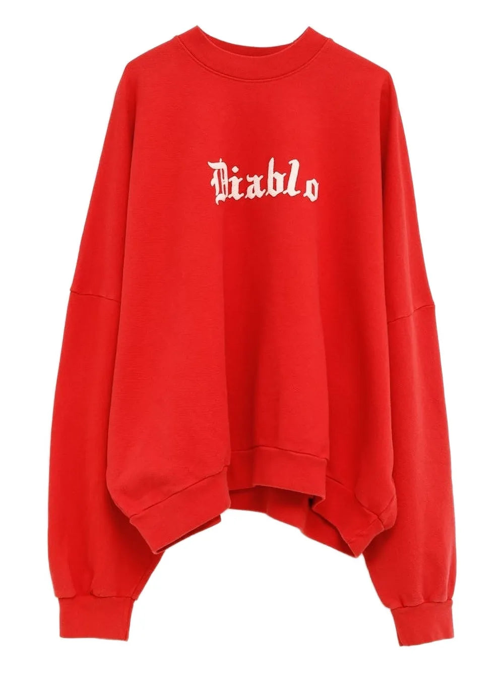 Willy Chavarria  diablo-embroidered sweatshirt