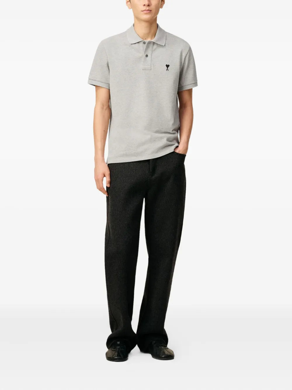 AMI Paris Ami De Coeur polo shirt