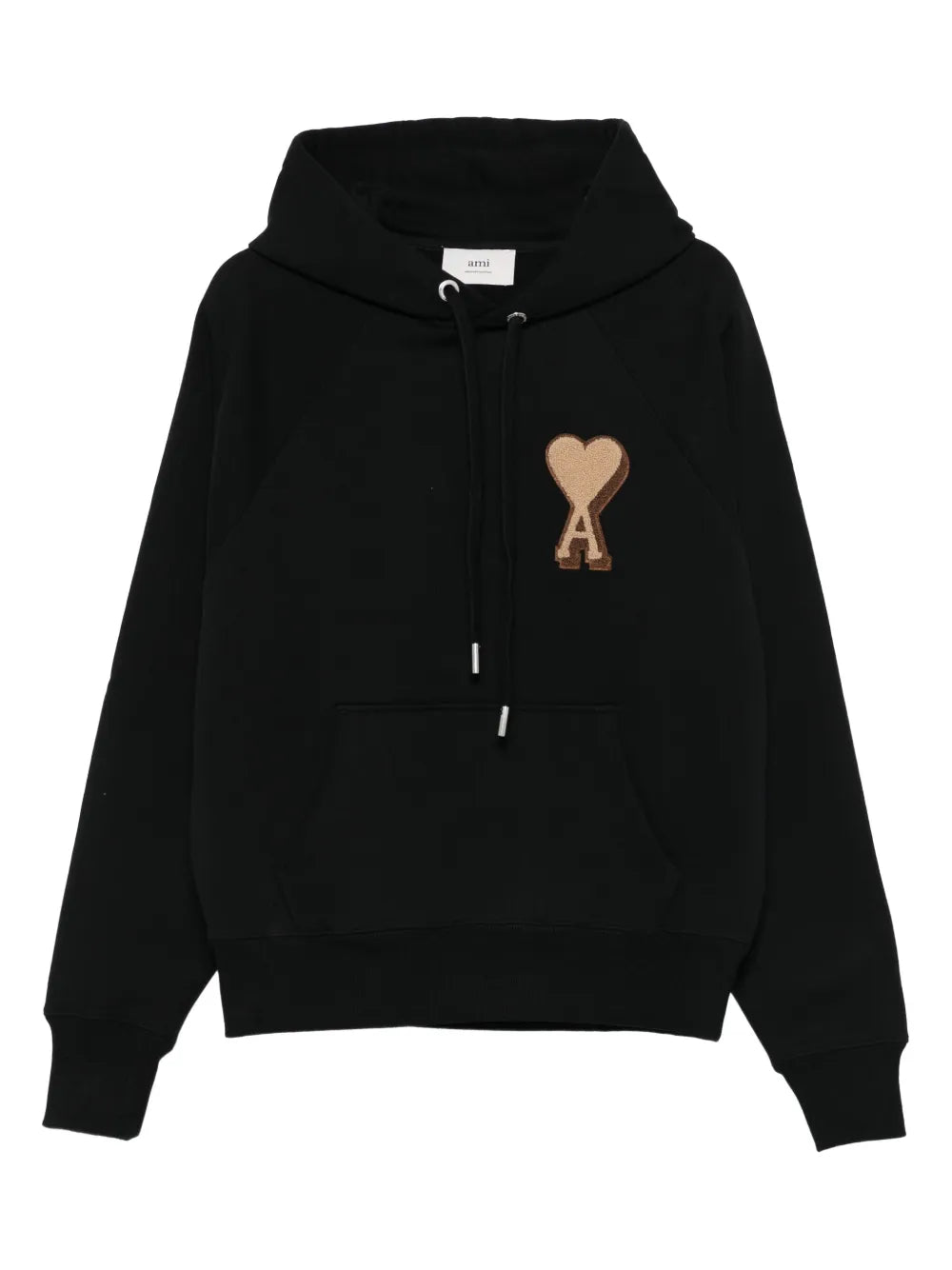 AMI Paris  logo-embroidered hoodie