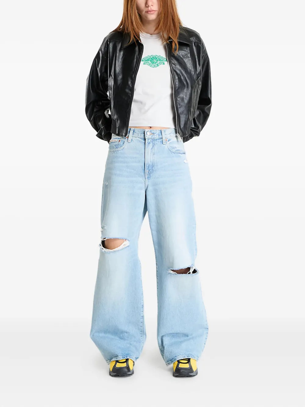 Calvin Klein crinkle jacket - Image 2