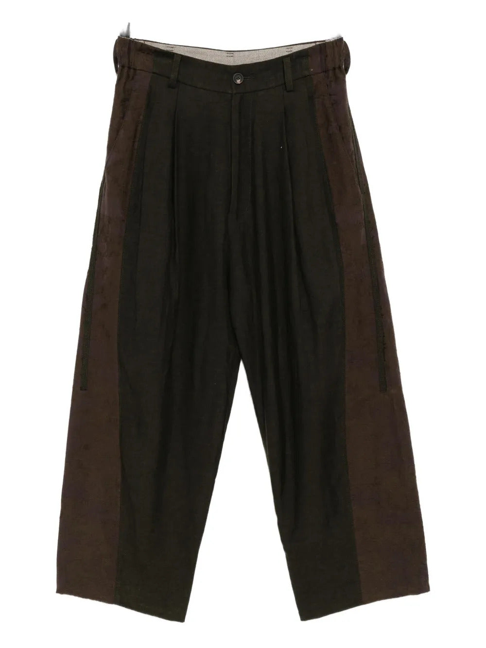 Ziggy Chen floral-embroidered trousers