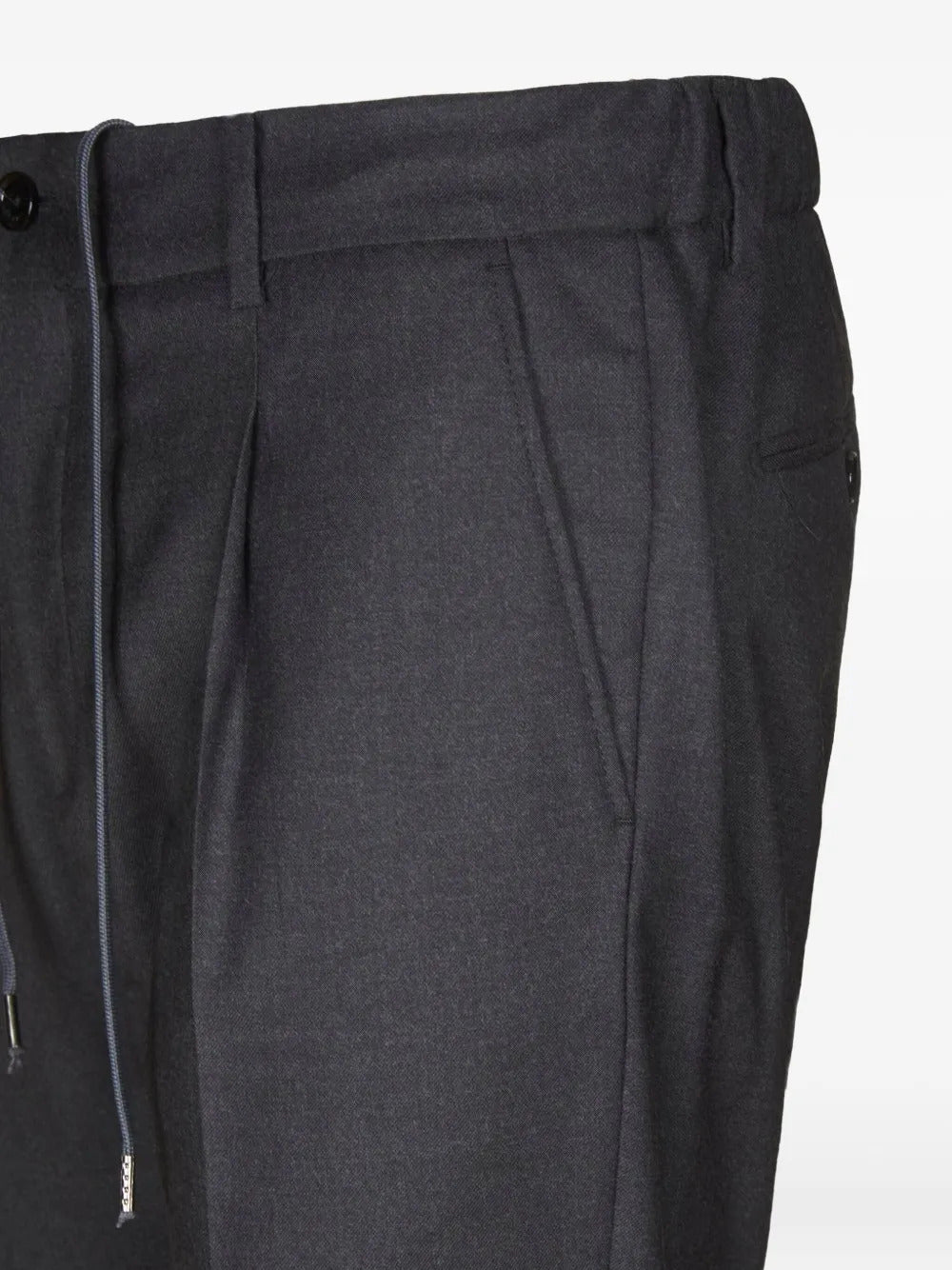 BE ABLE  Riccardo drawstring pleated trousers