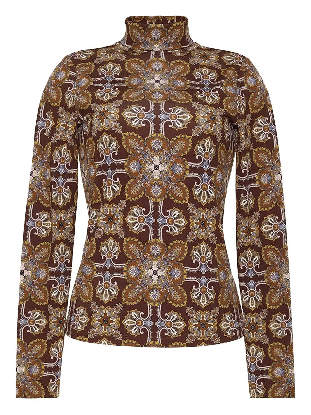 Cara Cara  printed mock-neck top
