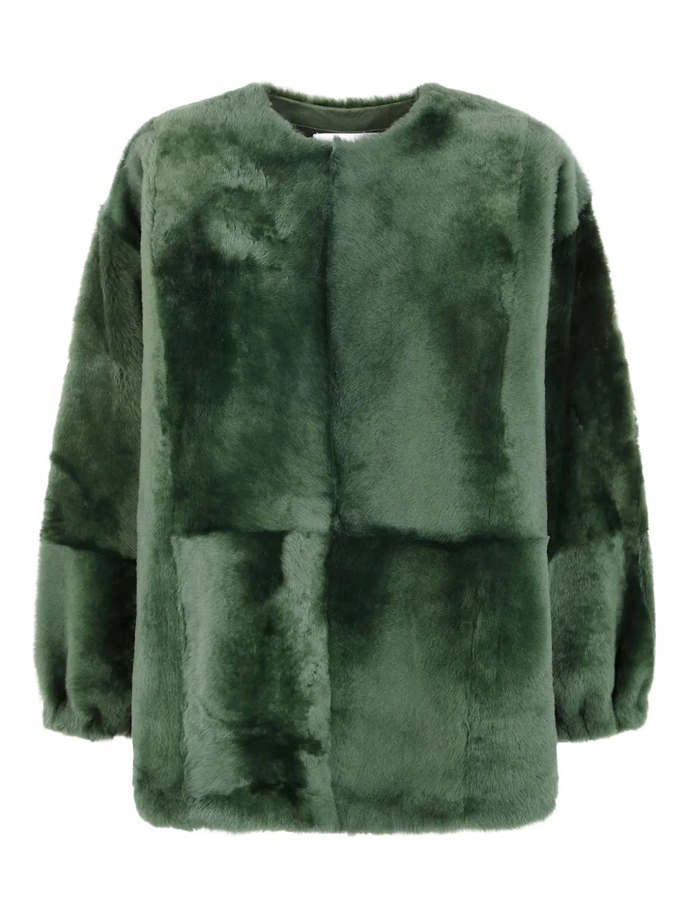 Yves Salomon  crew-neck fur sweatshirt