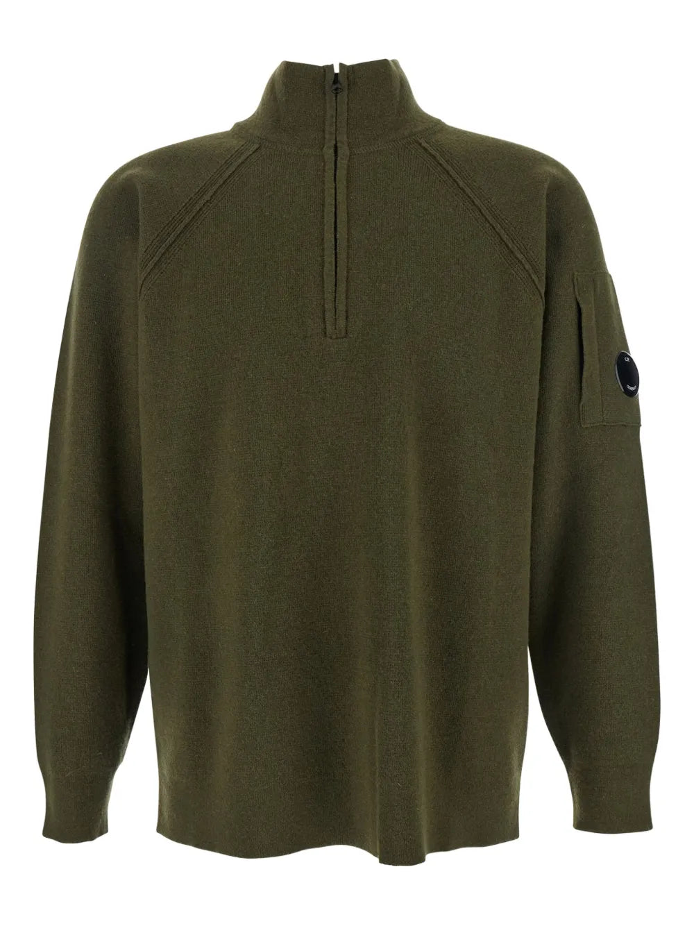 C.P. Company  half-zip lens-plaque sweater