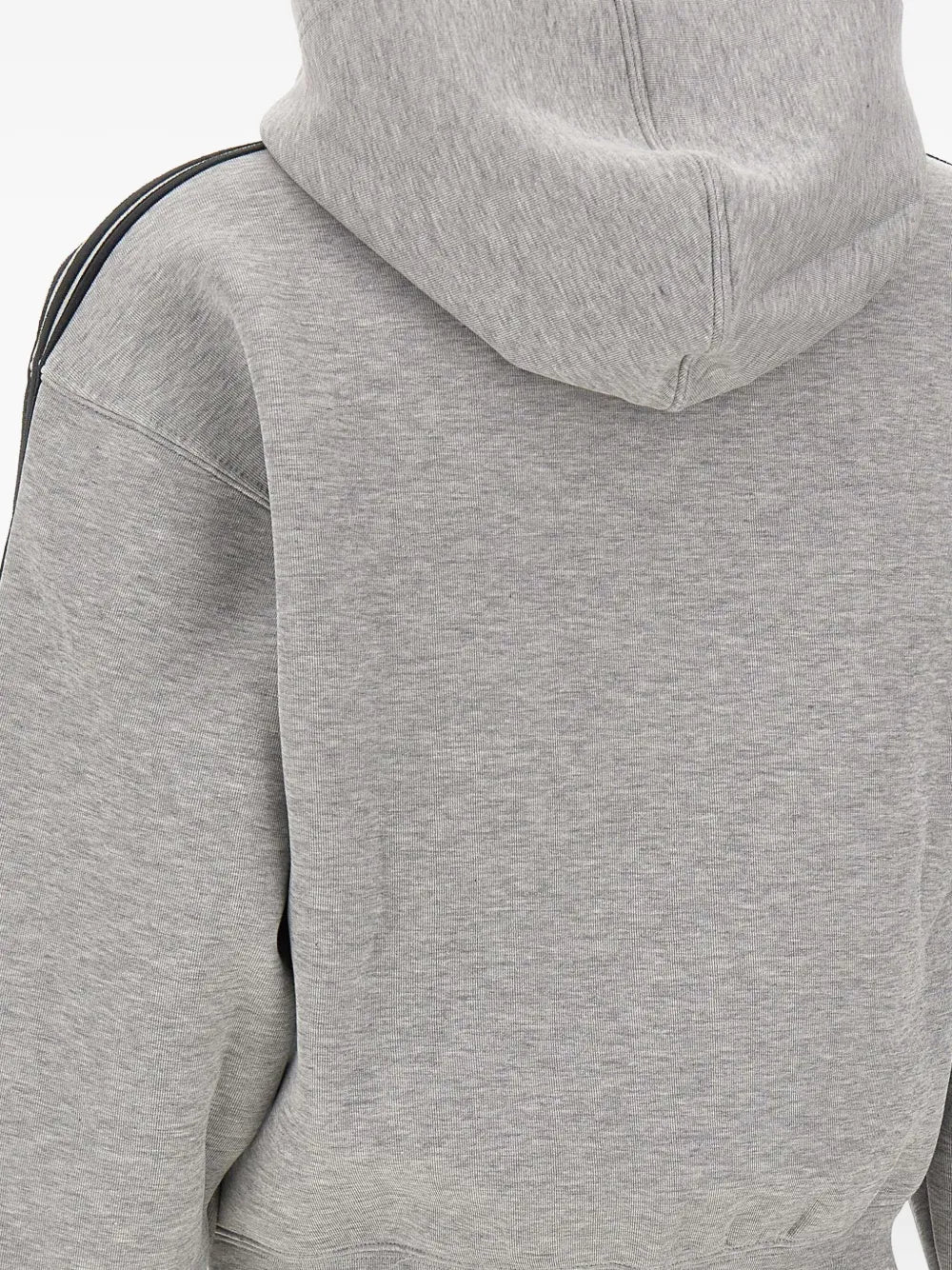 adidas  three-stripe zip-up hoodie