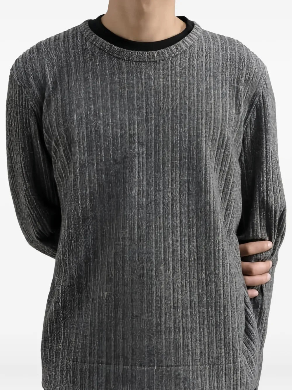 YMC  X ribbed sweatshirt