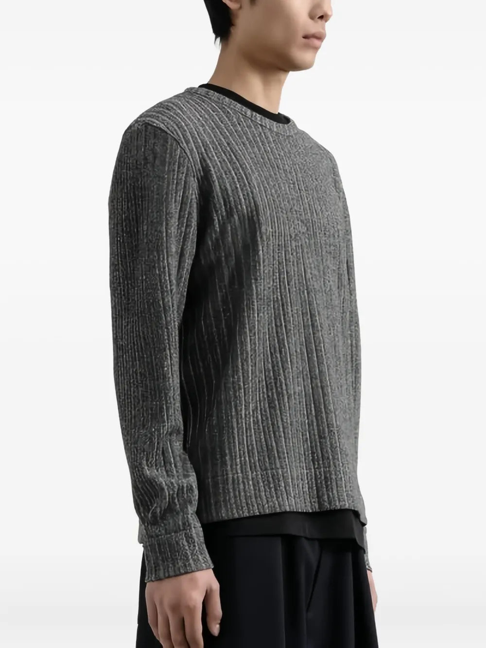 YMC  X ribbed sweatshirt