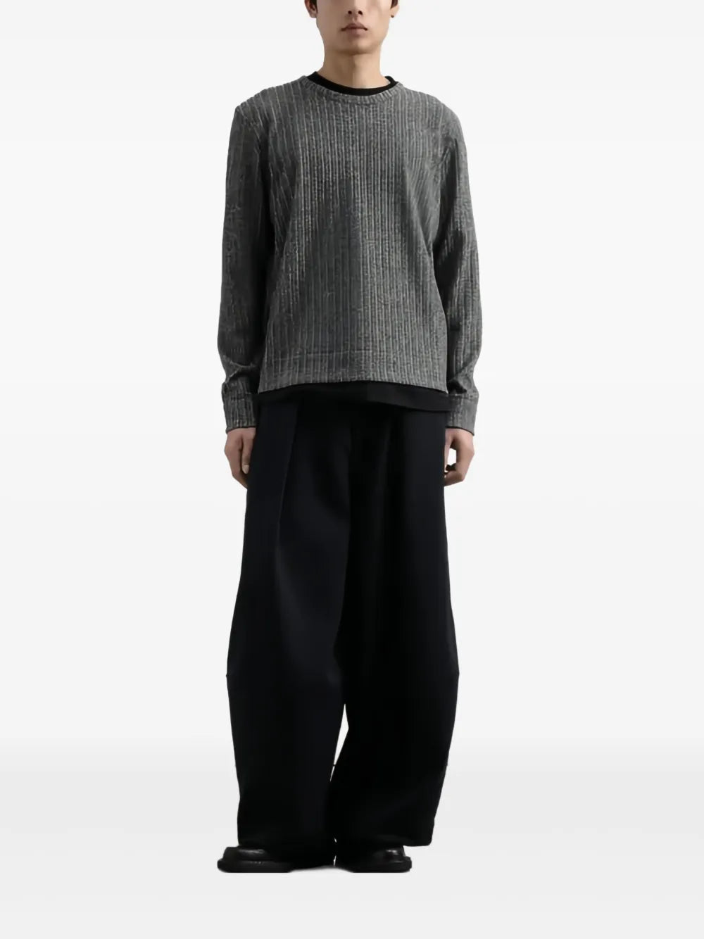 YMC  X ribbed sweatshirt