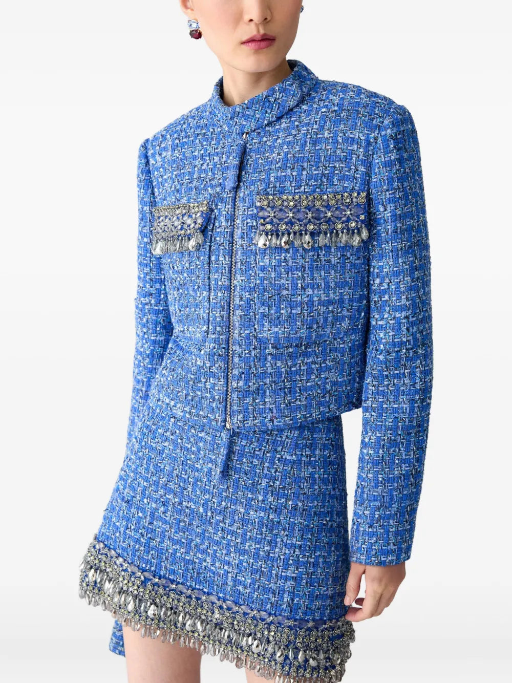 Carolina Herrera  embellished tweed jacket
