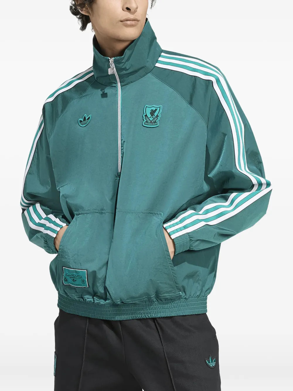 adidas logo-patch jacket - Image 2