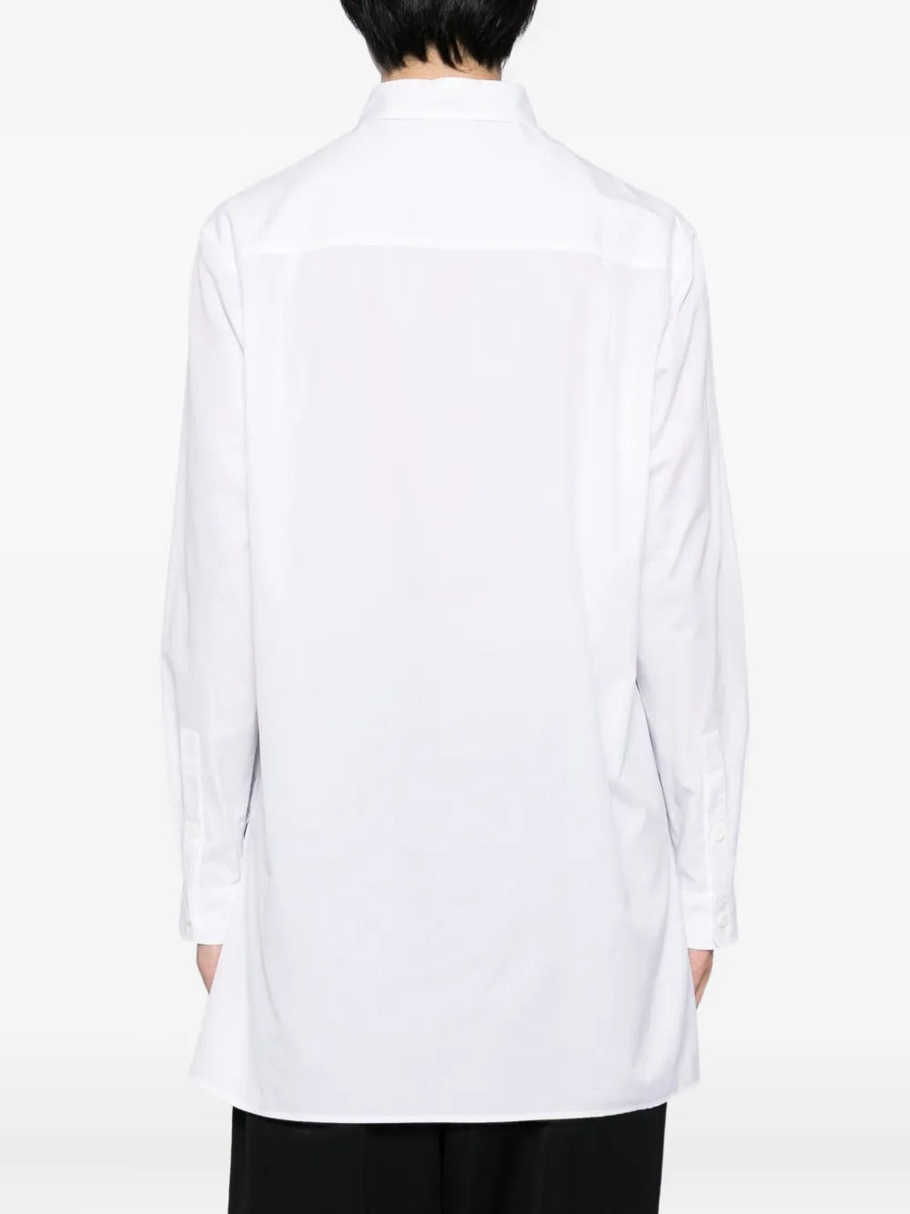 Yohji Yamamoto buttoned-up long-sleeved shirt