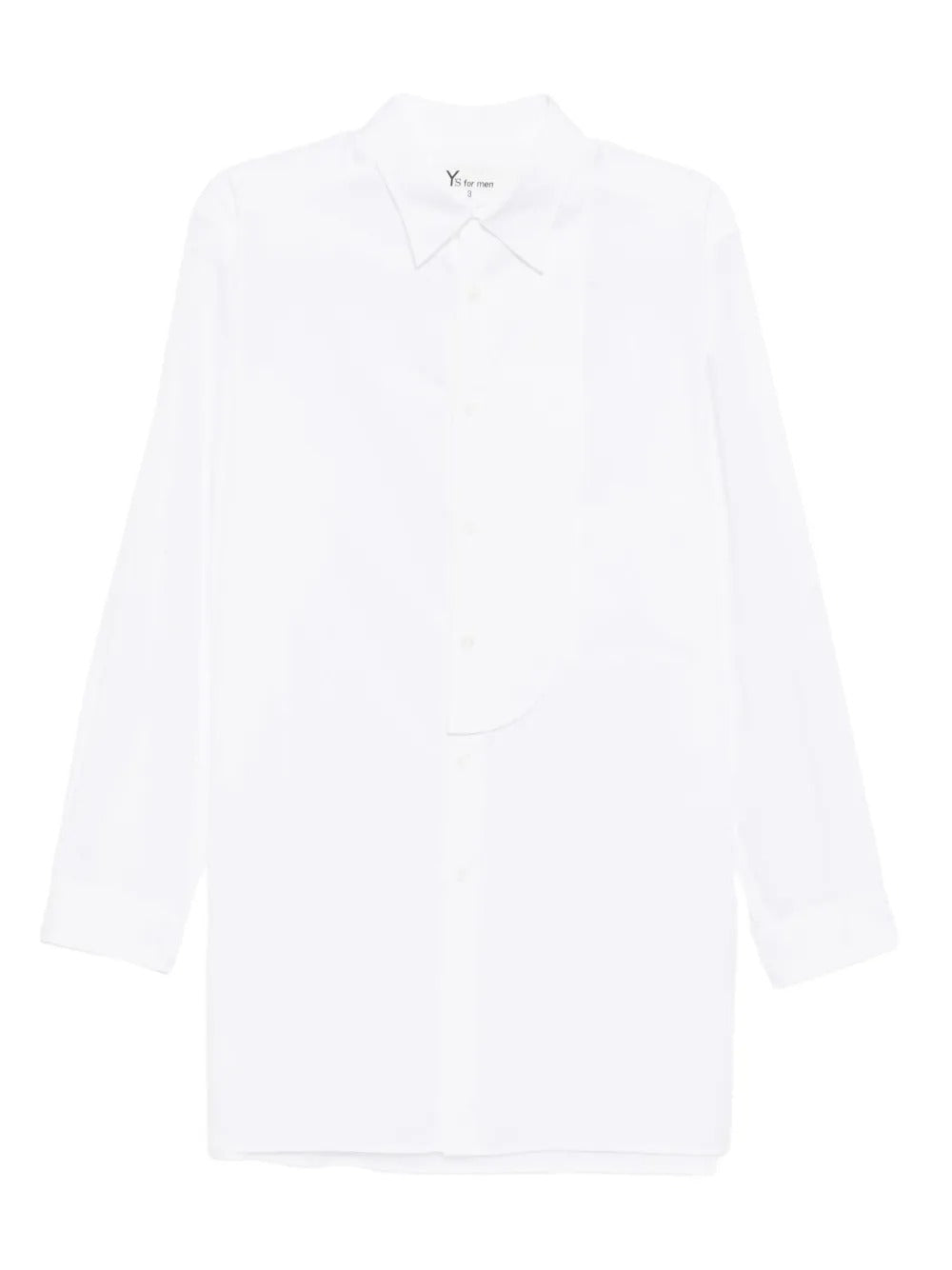 Yohji Yamamoto  buttoned-up long-sleeved shirt