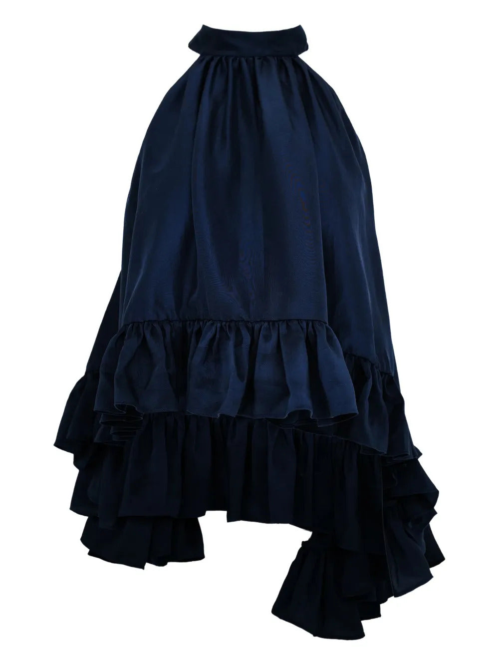 AZEEZA  Plath Raw silk top