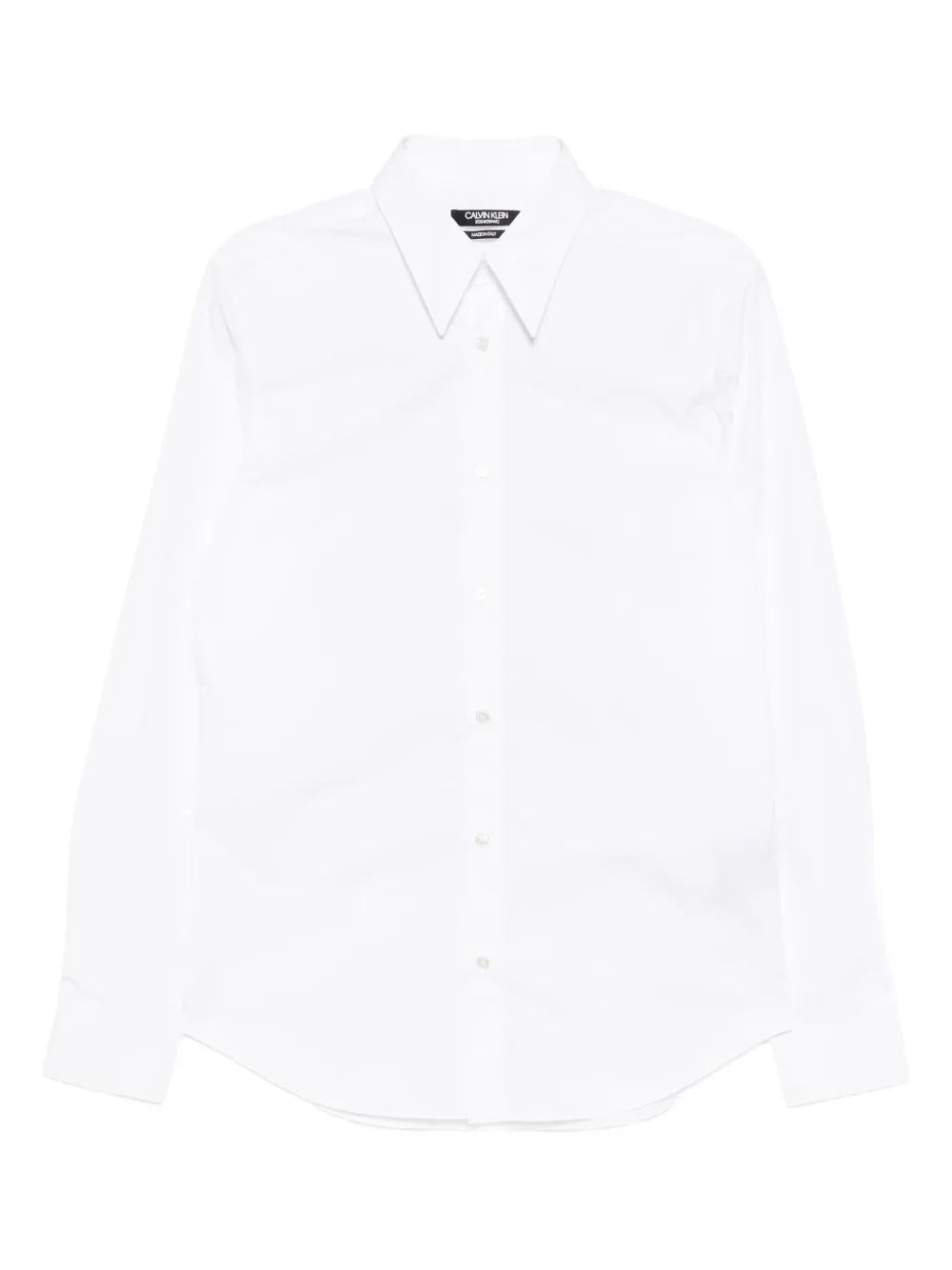 Calvin Klein  slogan-embroidered shirt