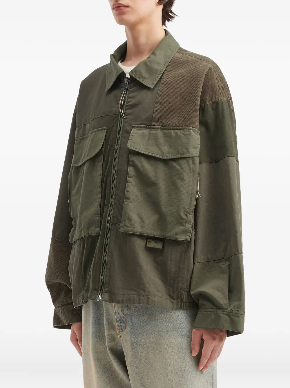 aftermaths  patchwork pocket jacket