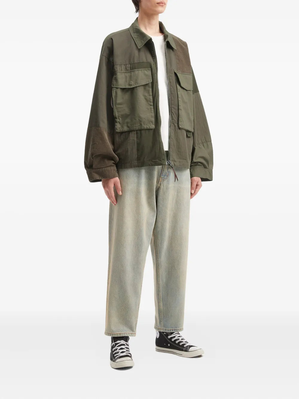 aftermaths  patchwork pocket jacket
