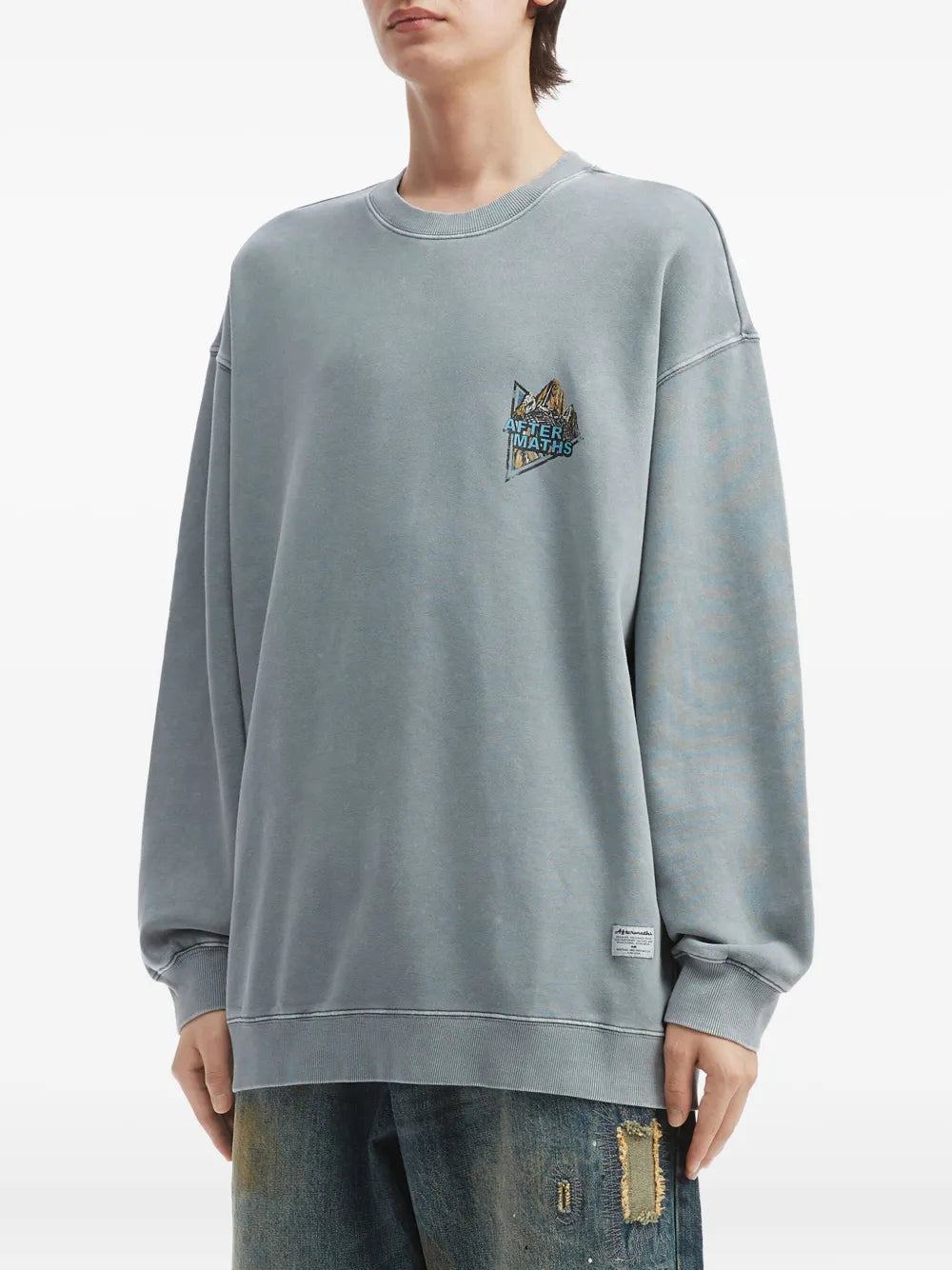 aftermaths  graphic cotton sweatshirt