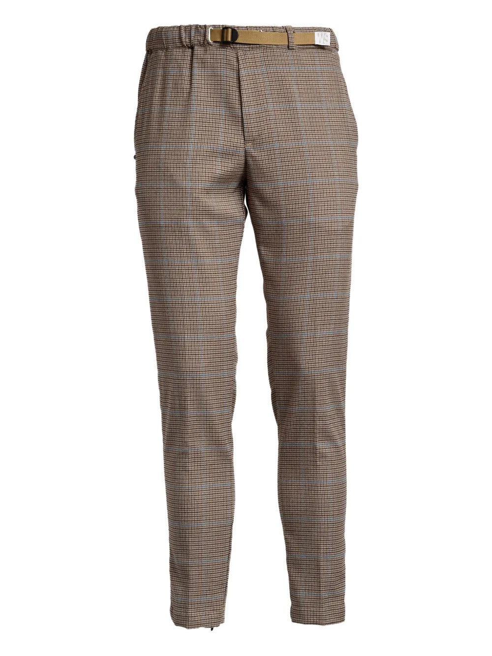 White Sand  check-houndstooth trousers