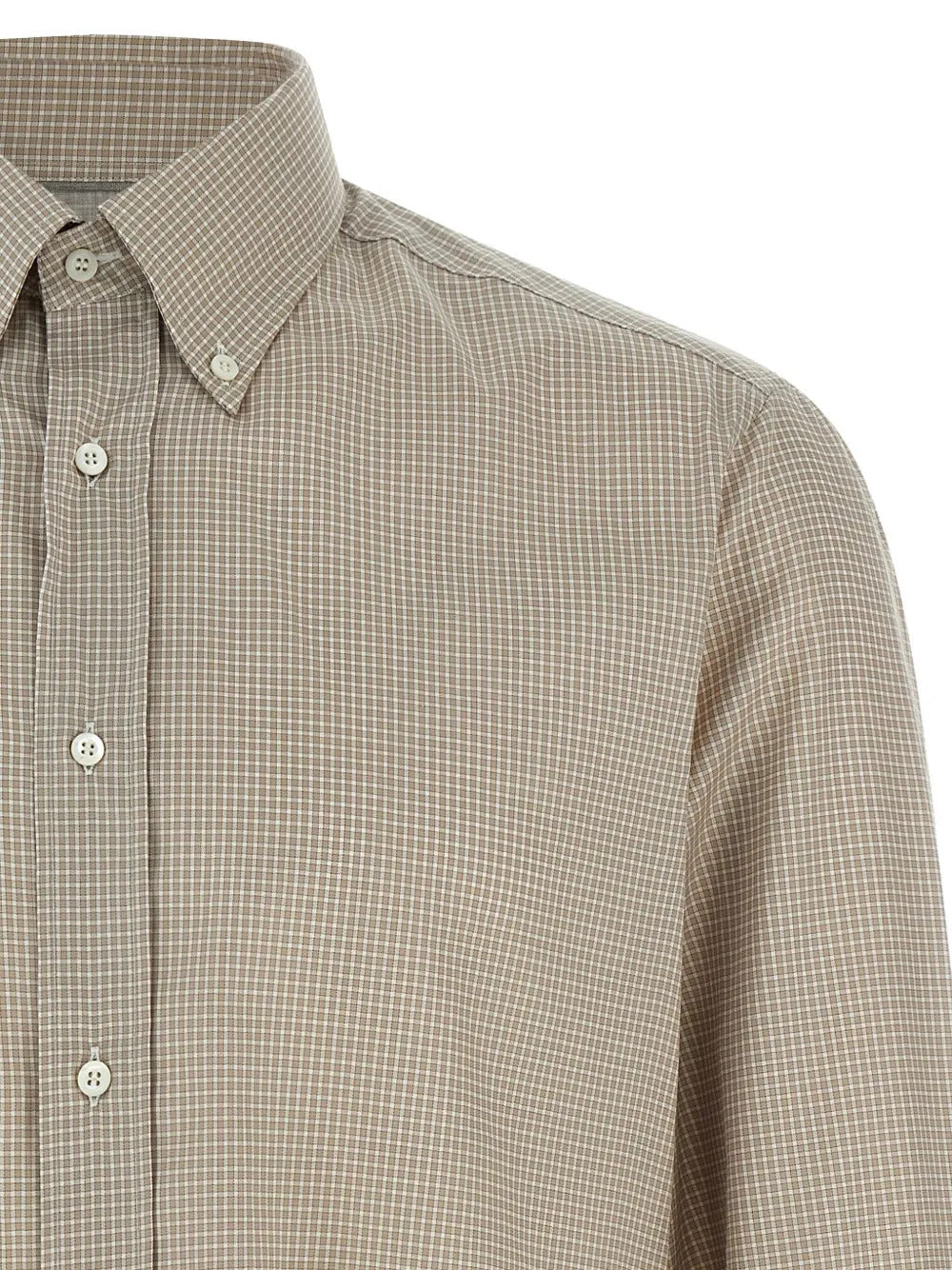 Brunello Cucinelli  check-pattern shirt