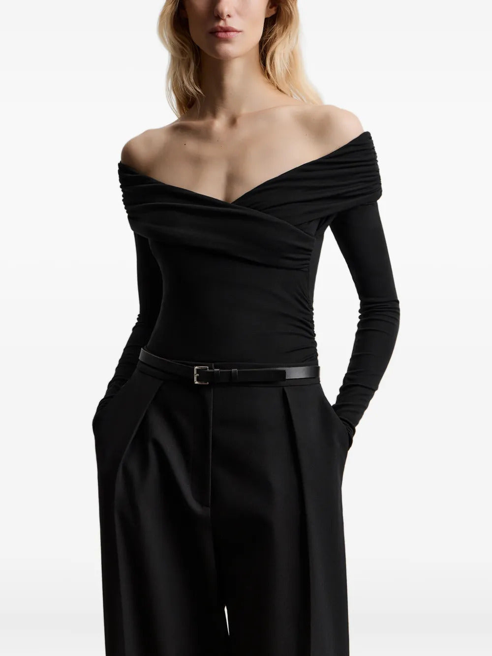 12 STOREEZ  off-shoulder long-sleeve top