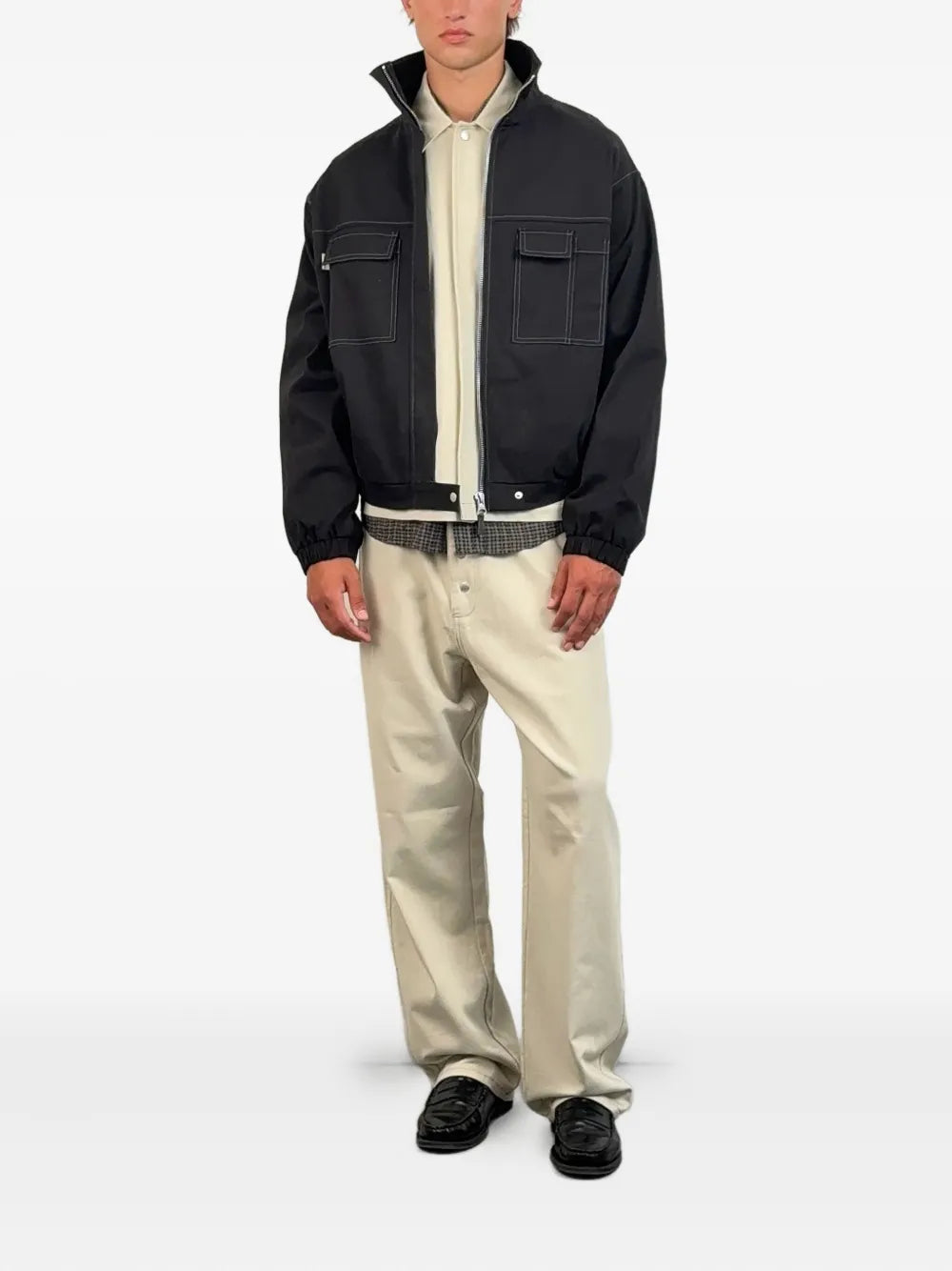 Carrera  patch pocket zip jacket