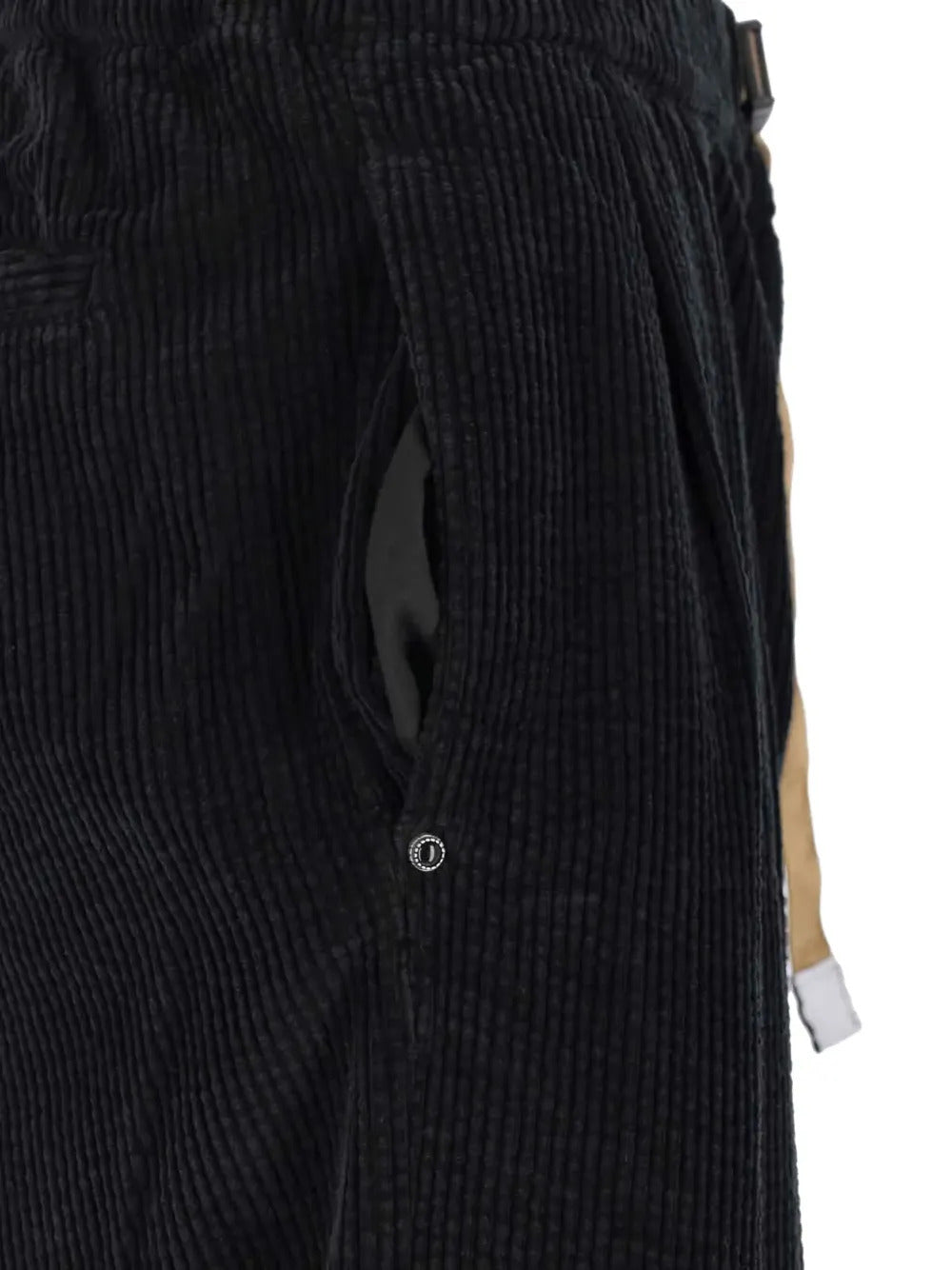 White Sand  corduroy belt trousers