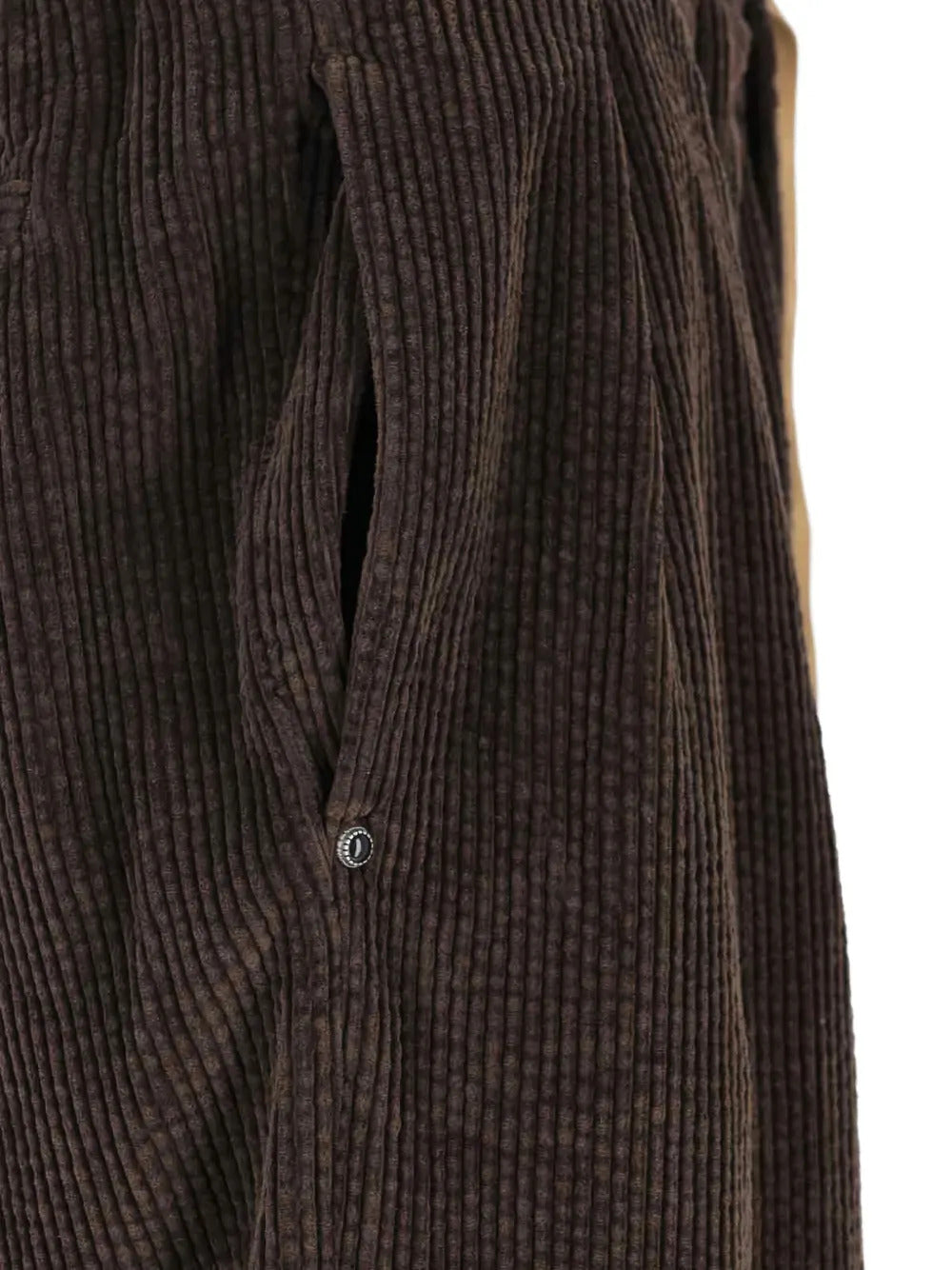 White Sand  Corduroy belted trousers