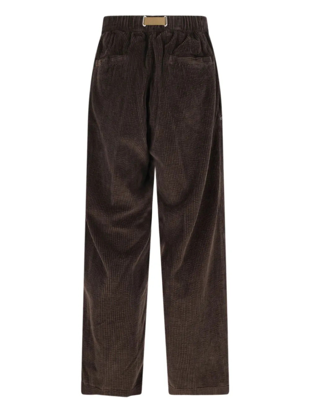 White Sand  Corduroy belted trousers