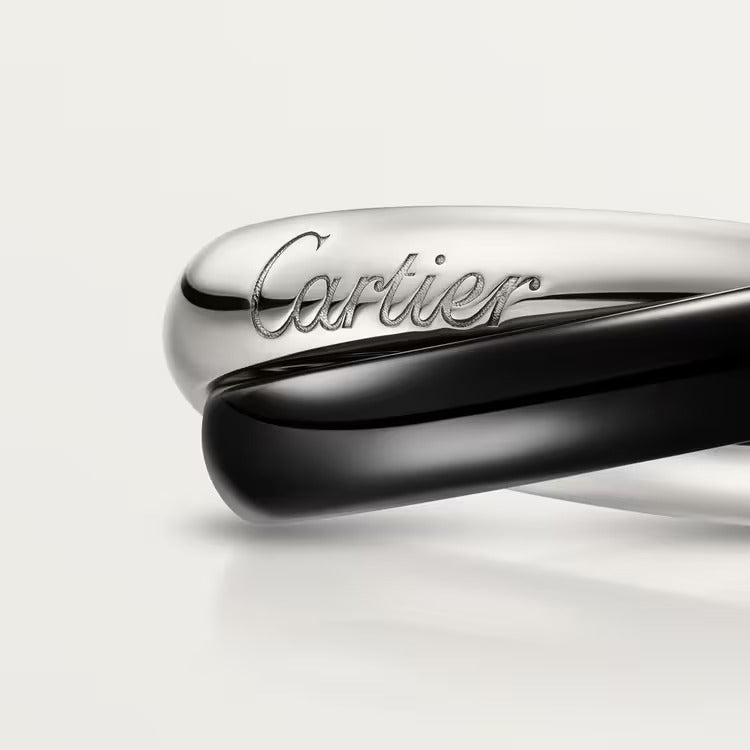 Cartier Trinity ring, ceramic, classic model