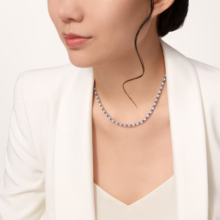 Cartier Essential Lines necklace, brilliant-cut sapphires and diamonds