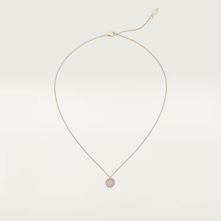 Cartier Trinity pendant, 1 diamond, paved