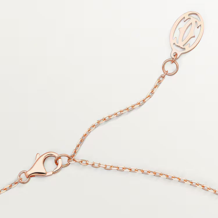 Cartier d'Amour pendant, pink sapphire