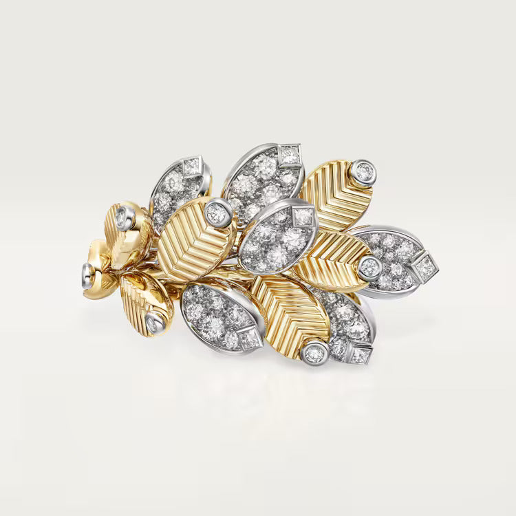 Cartier Grain de Café ring, semi-paved