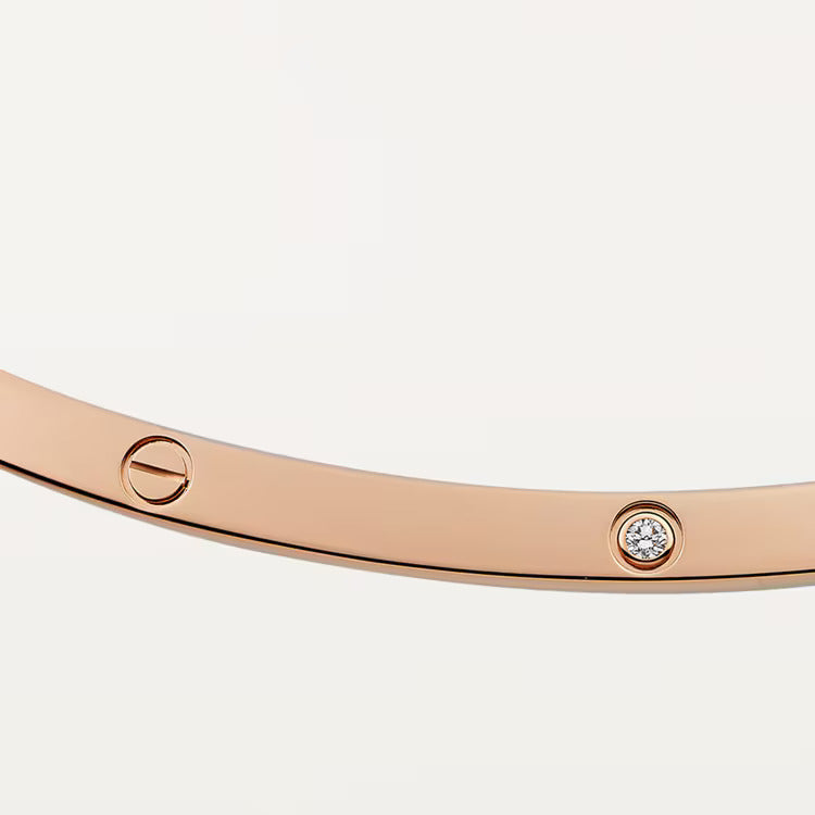 Cartier LOVE torque necklace, 10 diamonds
