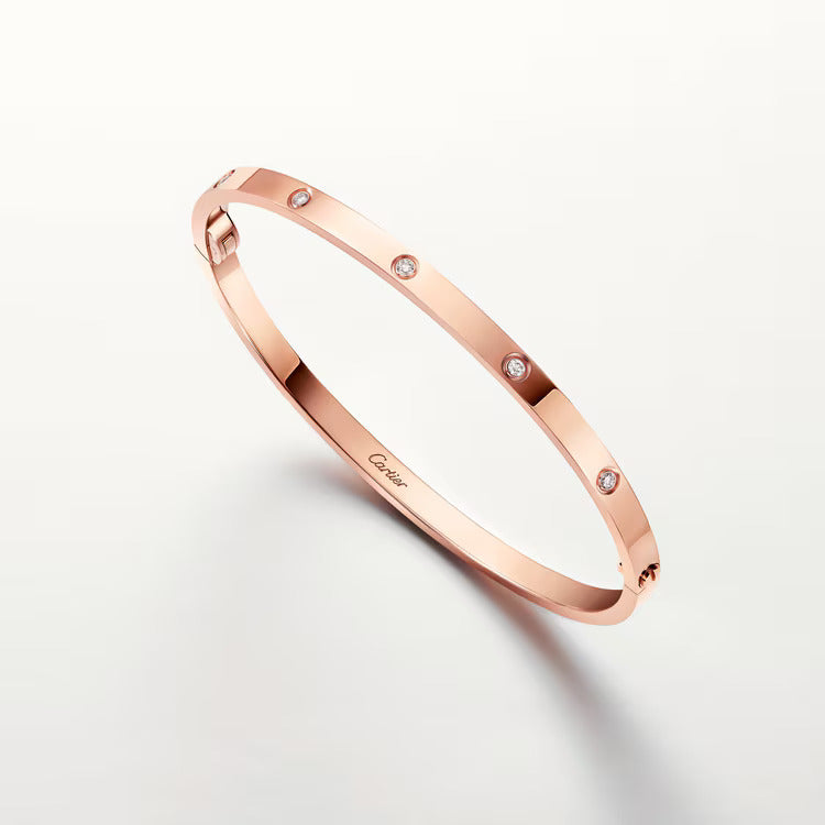 Cartier LOVE bracelet, small model, 10 diamonds