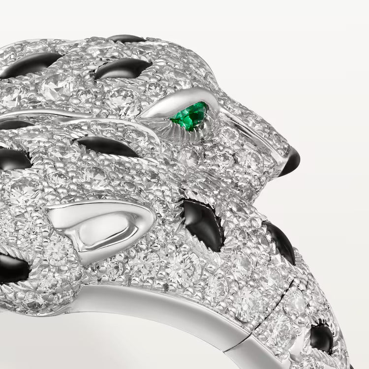 Cartier Panthère de Cartier ring, articulated, paved