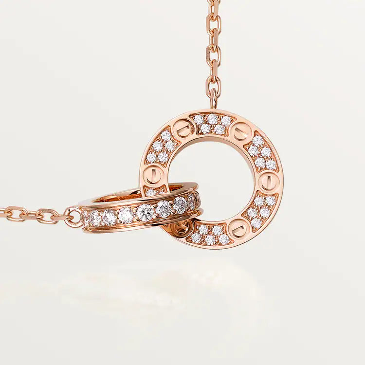 Cartier LOVE pendant, paved - Image 4