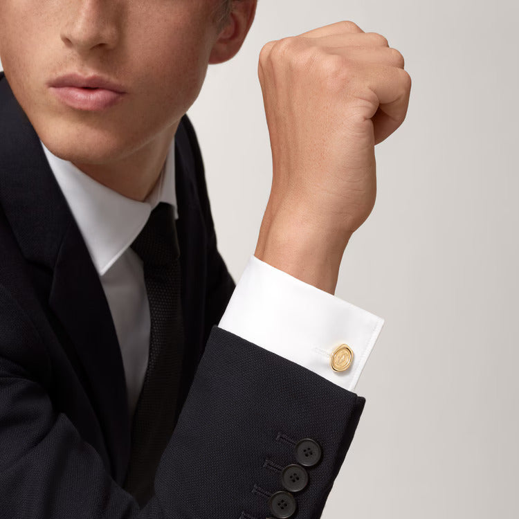 Cartier Wax seal motif cufflinks