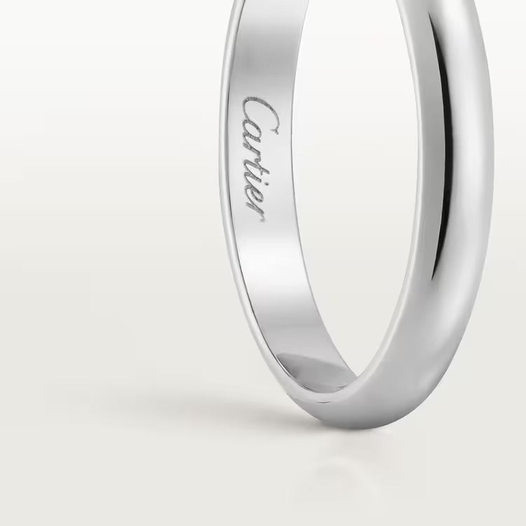 Cartier 1895 wedding band, 2.5 mm width