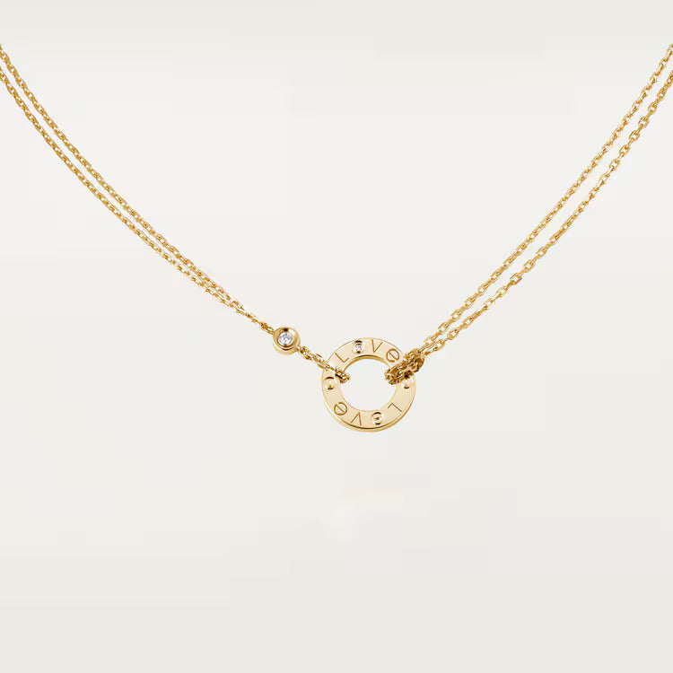 Cartier LOVE pendant, 2 diamonds