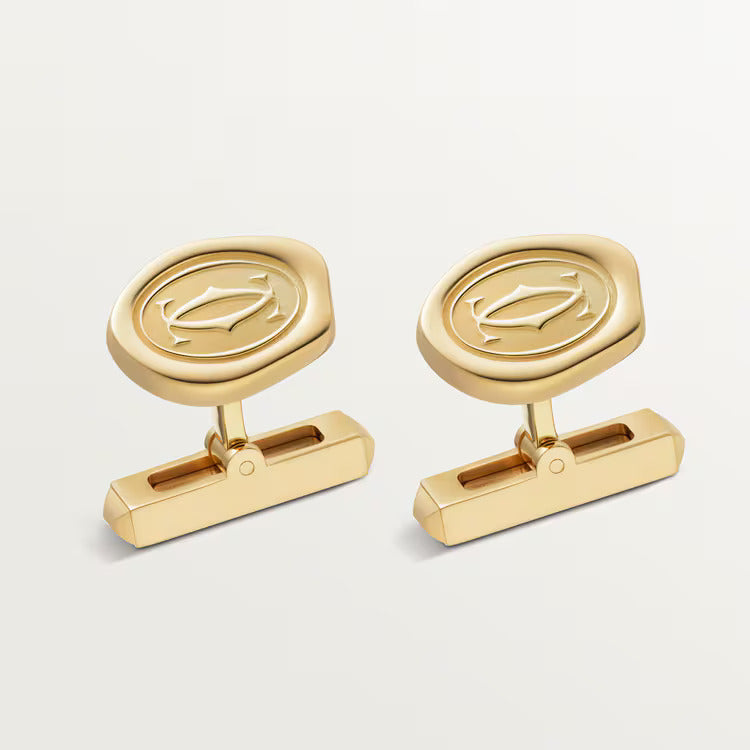 Cartier  Wax seal motif cufflinks